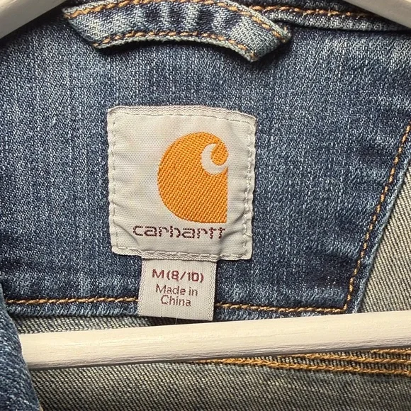 Women's Carhartt Denim Jacket Size Medium - Picture 2 of 8